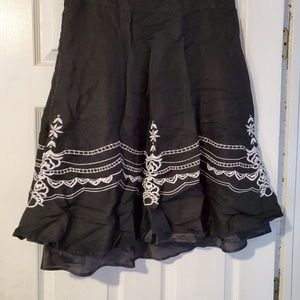 Skirt (linen) (lined)